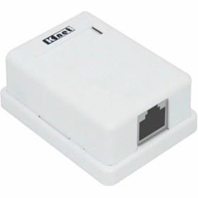 کیستون باکس کی نت Cat6 UTP K-NBSC6U001 ا K-Net K-NBSC6U001 Cat6 UTP Single Port Surface Keystone Box
